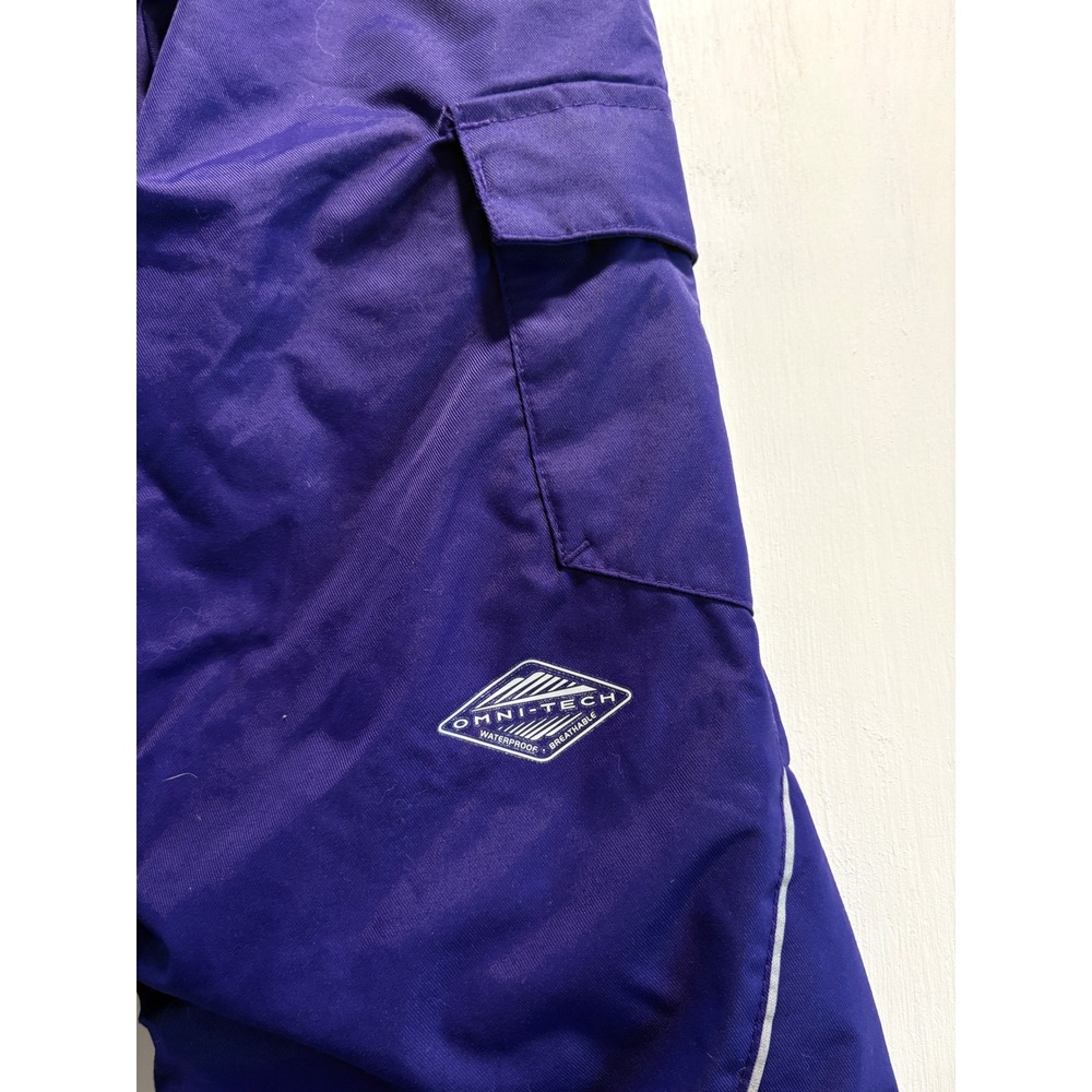 Columbia Bugaboo Omni-Heat Purple Snow Pants Kids XXS 4/5 Waterproof Ski Trouser - Picture 9 of 16